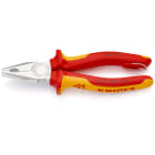 KNIPEX - Pince universelle 180mm avec tranchant - Bi-matière Chromée 1000V Antichute - SC
