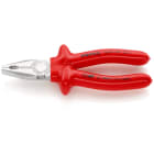 KNIPEX - Pince universelle 180mm avec tranchant - Surmoulée - Chromée - Isolée 1000V