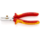 KNIPEX - Pince à dénuder universelle 160mm avec ressort - Bi-matière -Chromée - 1000V SC