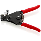 KNIPEX - Pince à dénuder avec 2 couteaux de forme 0,5/1,2/1,6/2mm² - 180mm - Laquée - EAN