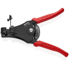 KNIPEX - Pince à dénuder avec 2 couteaux de forme 0,5/1,2/1,6/2mm² - 180mm - Laquée noire