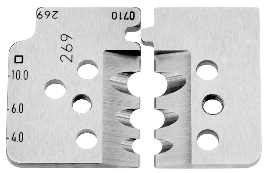 KNIPEX - Jeu de lames pour pince à dénuder de précision avec couteaux de forme 12 12 12