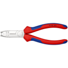 KNIPEX - Pince à dégainer et à dénuder câbles ronds - 165mm - Bi-matière - Chromée