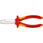 KNIPEX - Pince a degainer et a denuder - Gainage bi-matiere - Chromee - isolee 1000V
