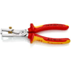 KNIPEX - Pince a denuder et coupe-cables StriX - Chromee - Gainage bimatiere isole 1000V