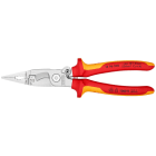 KNIPEX - Pince multifonctions 6 outils en 1 - 200mm - Bi-matiere - Chromee 1000V - Loquet