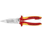 KNIPEX - Pince multifonctions 6 en 1 - 200mm Bi-matière - Chromé 1000V Loquet - Antichute
