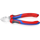 KNIPEX - Pince coupante de côté et à dénuder 1,5 à 2,5mm² - 160mm - Tri-matière - Chromée