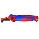 KNIPEX - Couteau d'électricien 180mm - Lame avec sabot de guidage - 3 positions de coupe