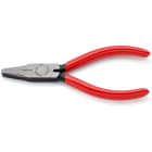 KNIPEX - Pince à becs courts et plats - 125mm - Gainage PVC Atramentisée noire Tête polie
