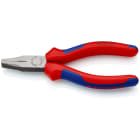 KNIPEX - Pince à becs courts et plats - 140mm - Gainage bi-matière - Tête polie