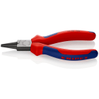 KNIPEX - Pince à becs courts et ronds - 140mm - Bi-matière Atramentisée noire Tête polie