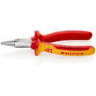KNIPEX - Pince a becs courts et ronds 160mm - Bi-matiere - Chromee - 1000V Pointes lisses