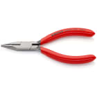 KNIPEX - Pince à becs demi-ronds 125mm avec tranchant - Gainage PVC - Tête polie