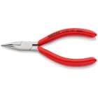 KNIPEX - Pince à becs demi-ronds 125mm avec tranchant (Dureté 61HRC) Gainage PVC Chromée