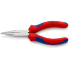 KNIPEX - Pince à becs demi-ronds 140mm avec tranchant (Dureté 61HRC) Gainage PVC Chromée