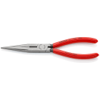 KNIPEX - Pince à becs demi-ronds 200mm avec tranchant (Dureté 61HRC) - Gainage PVC