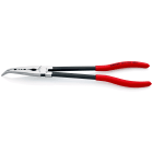 KNIPEX - Pince de montage 280mm coudée 45° avec profils transversaux - Gainage PVC