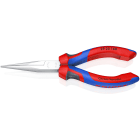 KNIPEX - Pince pour téléphone avec becs 1/2 ronds - 160mm - Gainage bi-matière - Chromée
