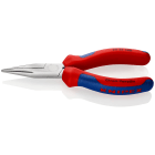 KNIPEX - Pince à becs longs avec becs demi-ronds 140mm - Gainage bi-matière - Chromée