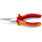 KNIPEX - Pince à becs longs ronds 160mm - Gainage bi-matière - Chromée - isolée 1000V