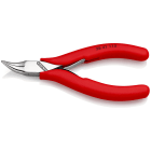 KNIPEX - Pince de préhension - Becs plats lisses 45° - 115mm - Gainage PVC - Polie miroir