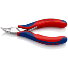 KNIPEX - Pince de préhension - Becs plats lisses 45° - 115mm - Bi-matière - Polie miroir