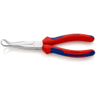 KNIPEX - Pince de mécanicien pour cosses de bougies 200mm Coudée 45° Bi-matière Chromée