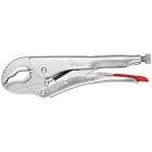 KNIPEX - Pince-étau universelle 250mm - Becs double prisme max. 36mm - Zinguée brillante