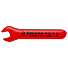 KNIPEX - Clé à fourche - 10mm - Tête inclinée à 15° - Longueur 105mm - Isolée 1000V