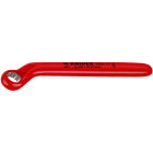 KNIPEX - Clé polygonale - 19mm - Contre-coudée 12 pans - Longueur 225mm - Isolée 1000V