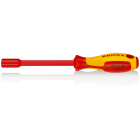 KNIPEX - Clé à douille - 9mm - Avec poignée de tournevis - Longueur 237mm - Isolée 1000V