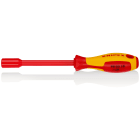 KNIPEX - Clé à douille - 10mm - Avec poignée de tournevis - Longueur 237mm - Isolée 1000V