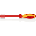 KNIPEX - Clé à douille - 12mm - Avec poignée de tournevis - Longueur 237mm - Isolée 1000V