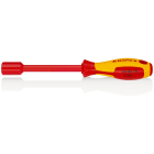 KNIPEX - Clé à douille - 13mm - Avec poignée de tournevis - Longueur 237mm - Isolée 1000V