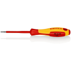KNIPEX - Tournevis 6 pans mâle 2mm - Longueur lame 75mm - Isolé 1000V