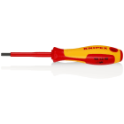 KNIPEX - Tournevis 6 pans mâle 4mm - Longueur lame 75mm - Isolé 1000V