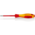 KNIPEX - Tournevis plat - 2,5mm - Isolé 1000V - Longueur lame 75mm