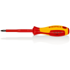 KNIPEX - Tournevis cruciforme Pozidriv® - PZ2 - Isolé 1000V - Longueur lame 100mm