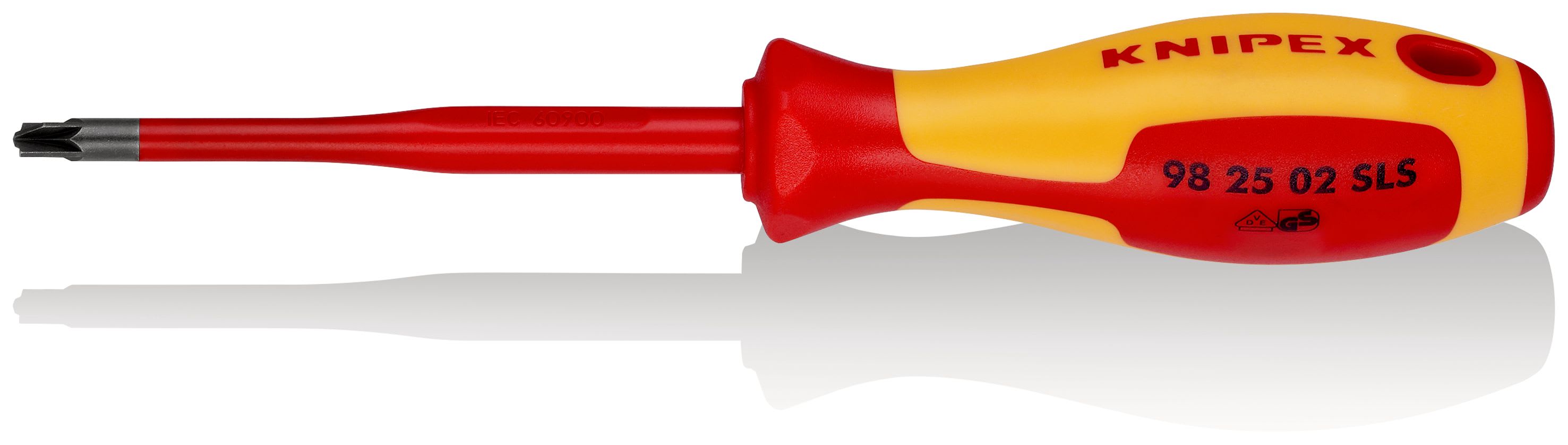 KNIPEX - Tournevis Slim PlusMinus cruciforme - PZ/S 2 - Isolé 1000V - Longueur lame 100mm