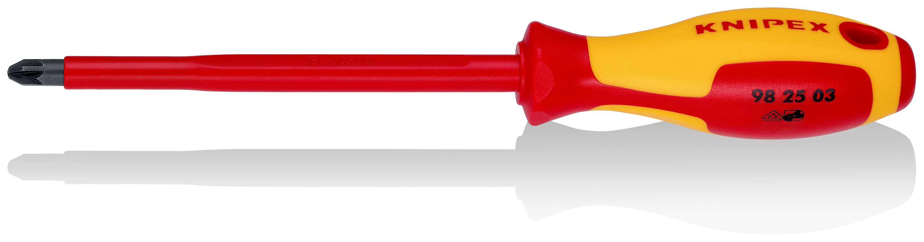 KNIPEX - Tournevis cruciforme Pozidriv® - PZ3 - Isolé 1000V - Longueur lame 150mm