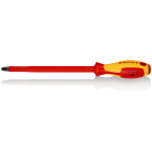 KNIPEX - Tournevis cruciforme Pozidriv® - PZ4 - Isolé 1000V - Longueur lame 200mm
