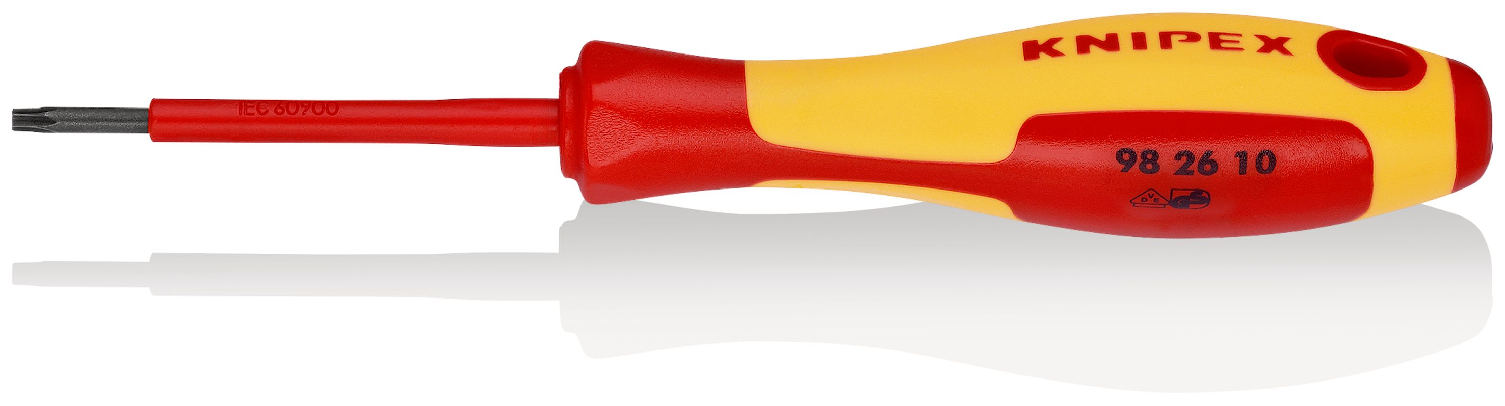 KNIPEX - Tournevis Torx® - TX10 - Isolé 1000V - Longueur lame 60mm