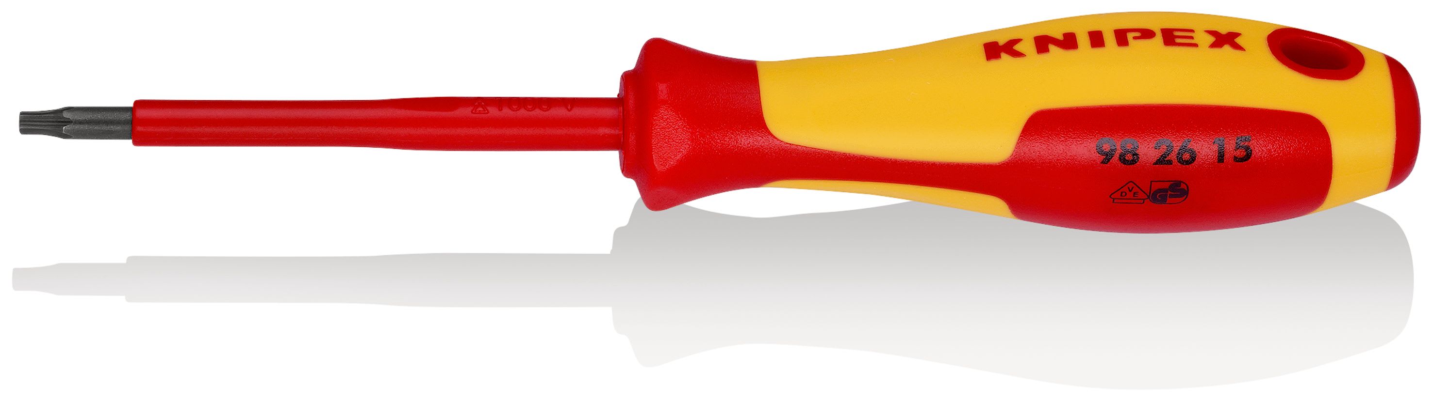 KNIPEX - Tournevis Torx® - TX15 - Isolé 1000V - Longueur lame 80mm