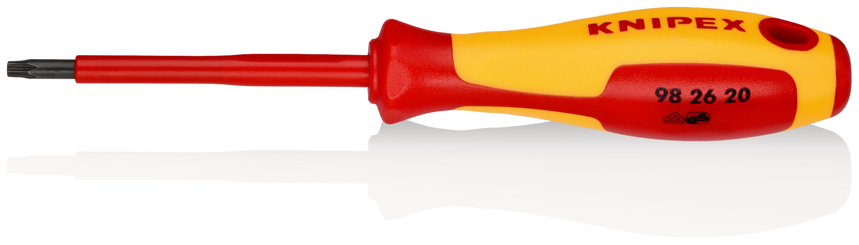 KNIPEX - Tournevis Torx® - TX20 - Isolé 1000V - Longueur lame 80mm