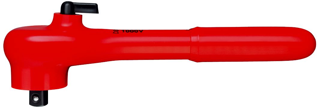 KNIPEX - Clé à cliquet réversible - Carré mâle 3/8" - Isolée 1000V - Longueur 190mm