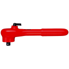 KNIPEX - Clé à cliquet réversible - Carré mâle 3/8" - Isolée 1000V - Longueur 190mm