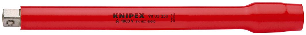 KNIPEX - Rallonge pour clé à cliquet - Carré mâle et femelle 3/8" - 250mm - Isolée 1000V