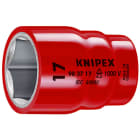 KNIPEX - Douille - 19mm - Carré femelle 3/8" - 6 pans - Gainage surmoulé isolé 1000V