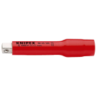 KNIPEX - Rallonge pour clé à cliquet - Carré mâle et femelle 1/2" - 125mm - Isolée 1000V